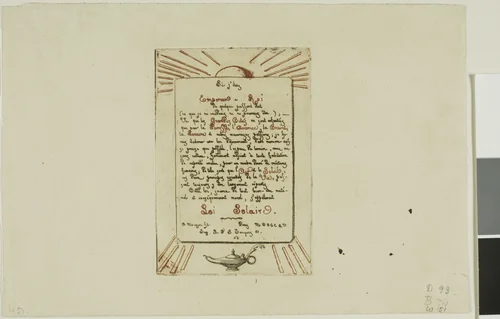 Solar Law by Charles Meryon, print, 1855