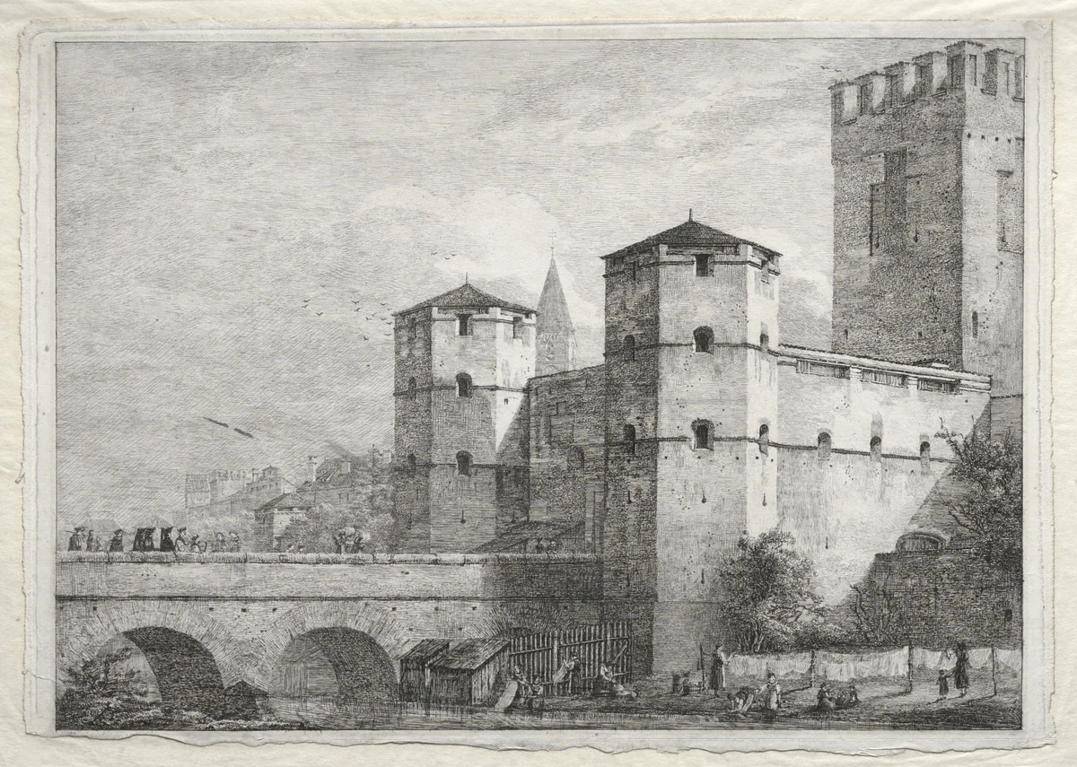 Munich-Hohenschwangau, Bavaria by Domenico Quaglio, print