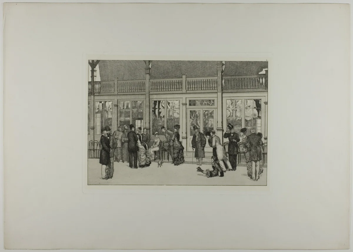Place, plate one from A Glove by Max Klinger, print, 1881