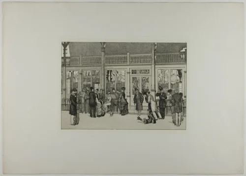 Place, plate one from A Glove by Max Klinger, print, 1881