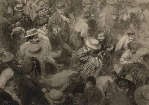 The Crowd by Robert Demachy, photograph, 1910