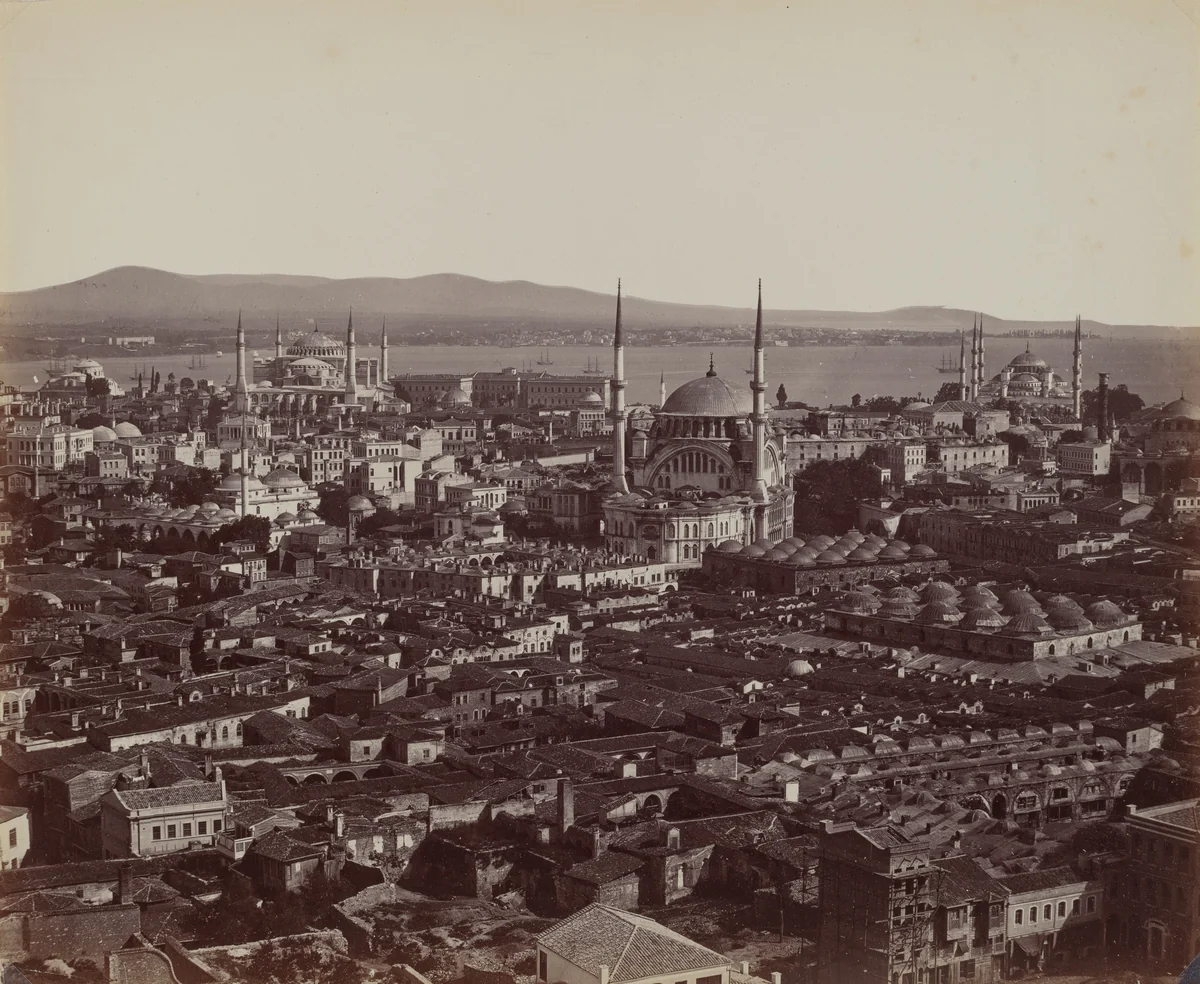 Panorama of Constantinople by James Robertson; Felice Beato; Antonio Beato, photograph, 1857