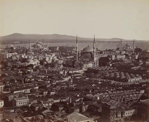Panorama of Constantinople by James Robertson; Felice Beato; Antonio Beato, photograph, 1857