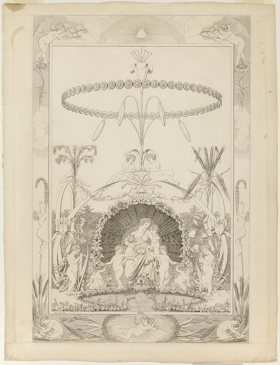 Day by Phillip Otto Runge, print, 1803-1805