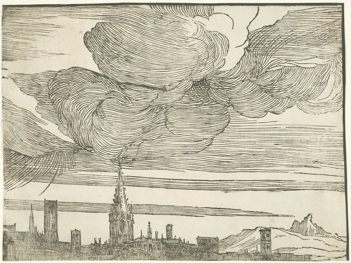 The Submersion of Pharaoh's Army in the Red Sea by Titian, print, 1510-1520