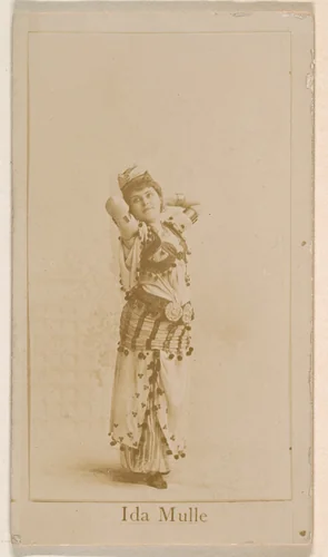 Ida Mulle, from the Actresses series (N245) issued by Kinney Brothers to promote Sweet Caporal Cigarettes by Kinney Brothers Tobacco Company, photograph, 1890