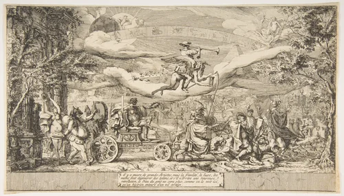 The Triumph of Modern Art by Jean Barbault, print, 1715-1766