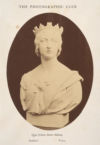 Copy of a Bust of Her Majesty Queen Victoria, by Joseph Durham, Esq. F.S.A. by Hugh Welch Diamond, photograph, 1857