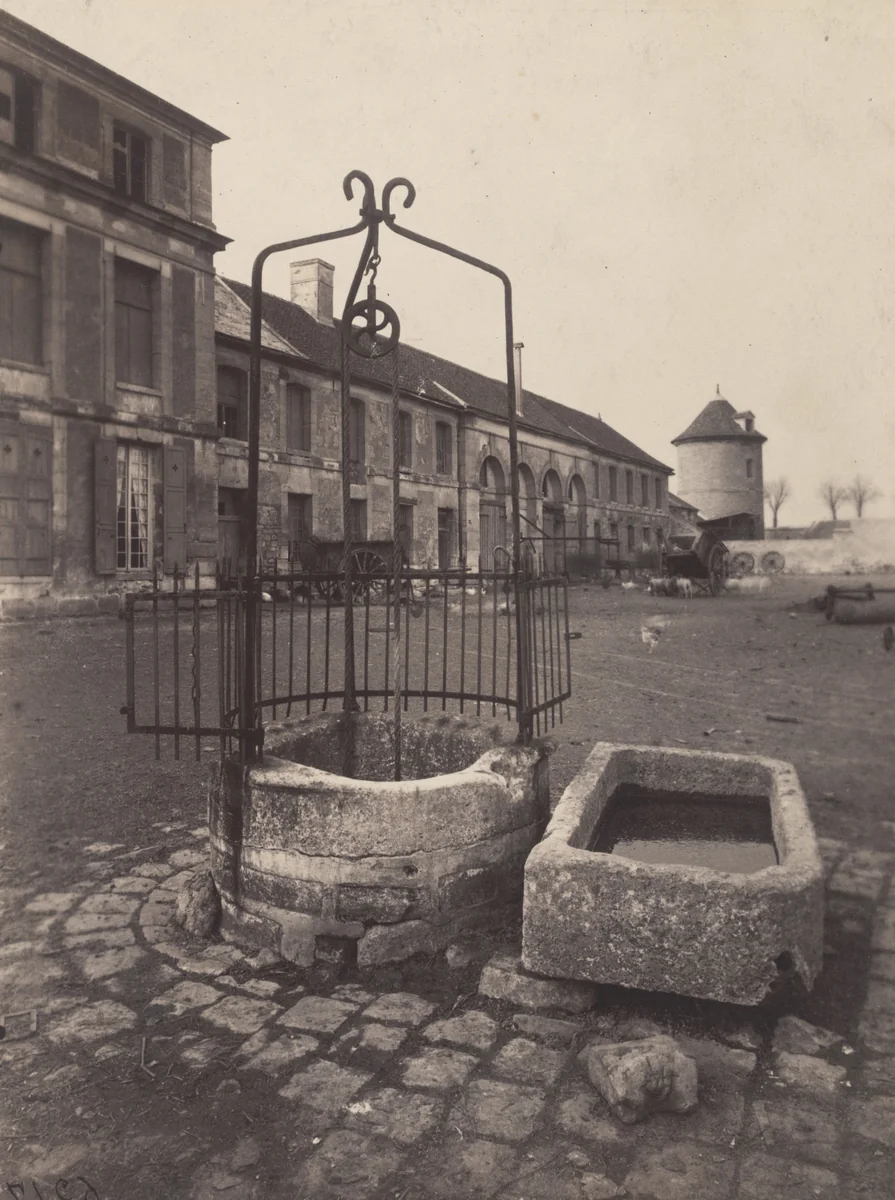 Villejuif, ancien château du comte by Eugène Atget, photograph, 1901