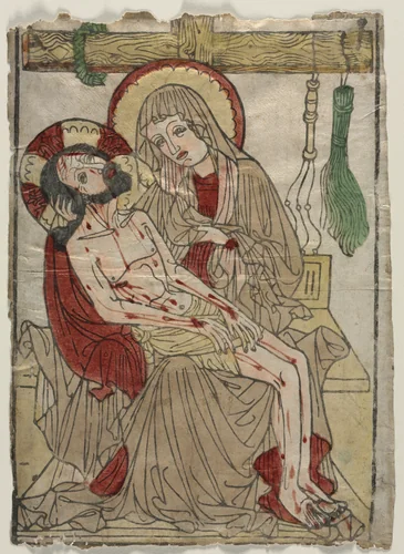 Pietà by Unknown, print, 1455-1465