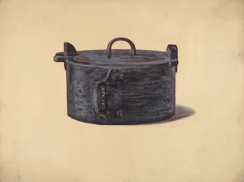 Wooden Work Box by Max Soltmann, index of american design, 1937