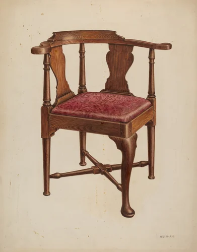 Roundabout Chair by Harry Eisman, index of american design, 1940