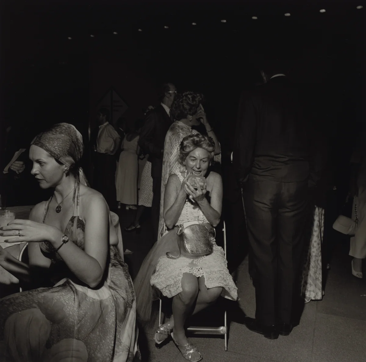 The Museum of Modern Art, New York City by Larry Fink, photograph, 1975