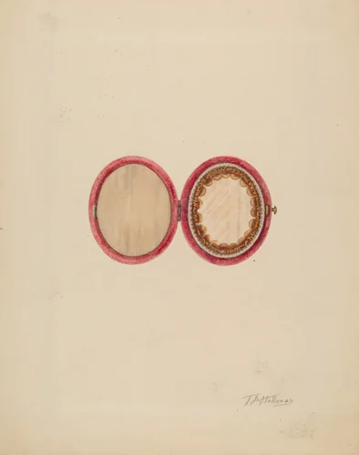 Miniature Case by Thomas Holloway, index of american design, 1937