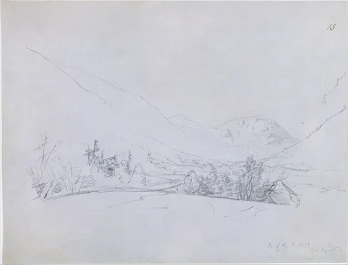 North of the White Mountains by John Frederick Kensett, artwork, 1850