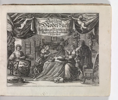 Das Neüe Modelbuch. . .Erster Theil by Rosina Helena Fürst, book, 1655-1665