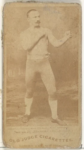 George La Blanche "The Marine", from the Celebrities and Prizefighters series (N174) for Old Judge Cigarettes by Goodwin & Company, photograph, 1887-1888