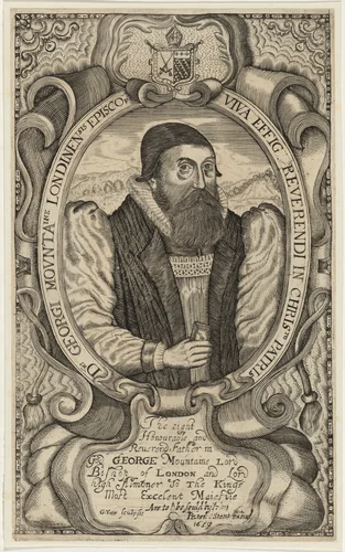 George Montaigne, Archbishop of York by George Yeates, print, 1619-1710