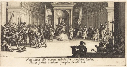 The Condemnation to Death by Jacques Callot, print, 1618