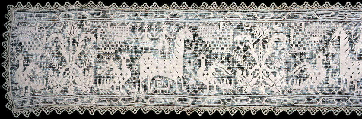 Valance (Needlework) by Italy or Spain, textile, 1650-1700