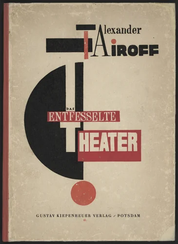 Das Entfesselte Theater (The Theater Unbound) by El Lissitzky, illustrated book, 1923
