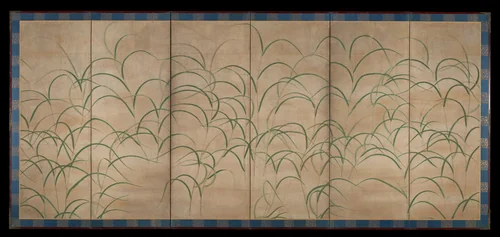 Susuki Grass by Unknown, painting, 1500-1550