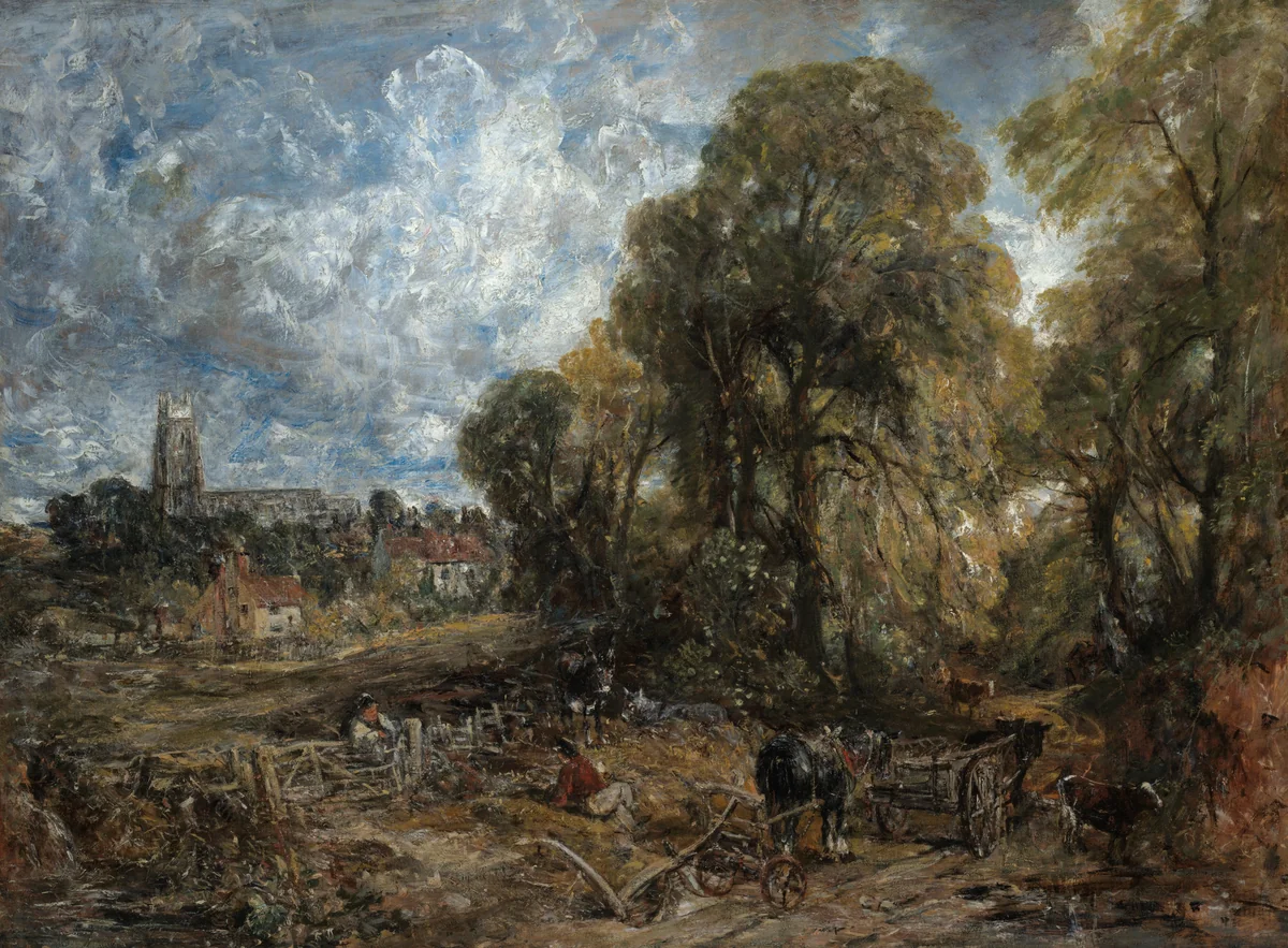 Stoke-by-Nayland by John Constable, painting, 1836