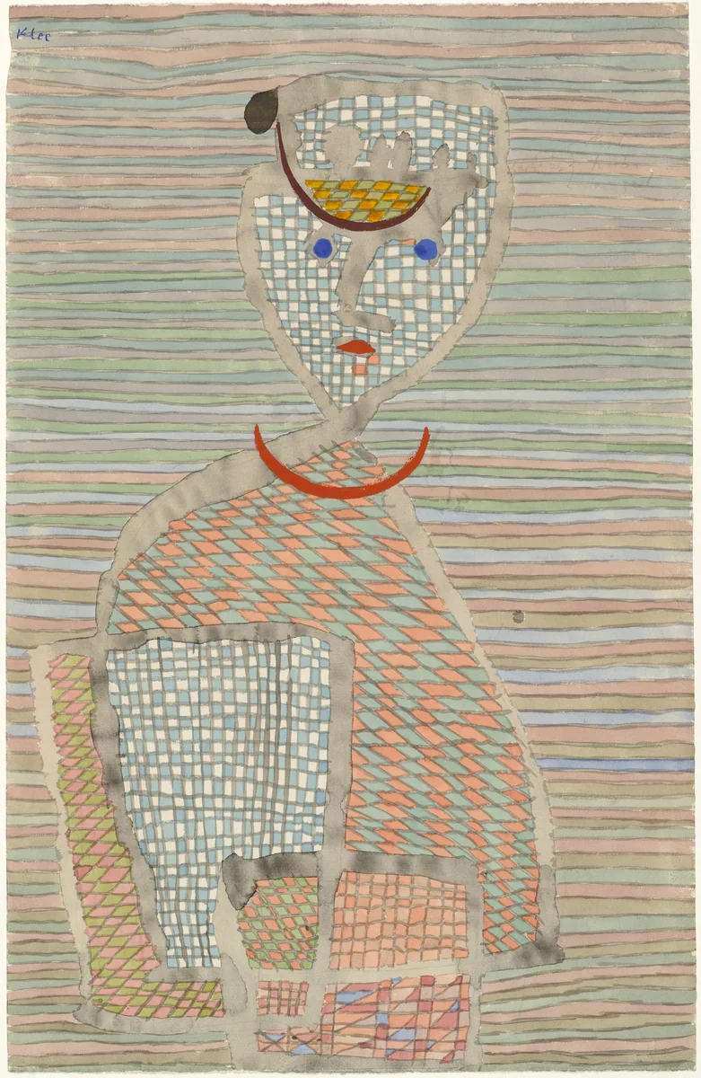 Errand Boy (Ausläufer) by Paul Klee, drawing, 1934
