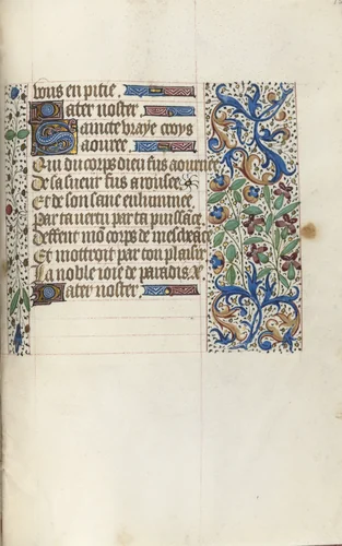 Book of Hours (Use of Rouen): fol. 154r by Master of the Geneva Latini, book, 1465-1475