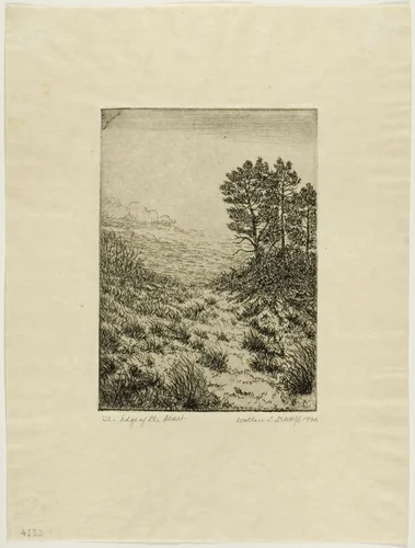 The Edge of the Desert by Wallace DeWolf, print, 1920