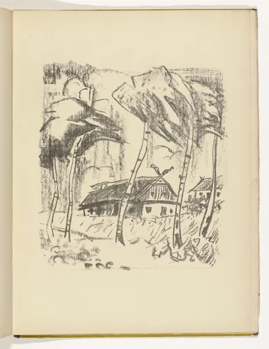 Untitled (plate, facing page 16) from Die Samländische Ode (The Samland Ode) by Max Pechstein, illustrated book, 1918