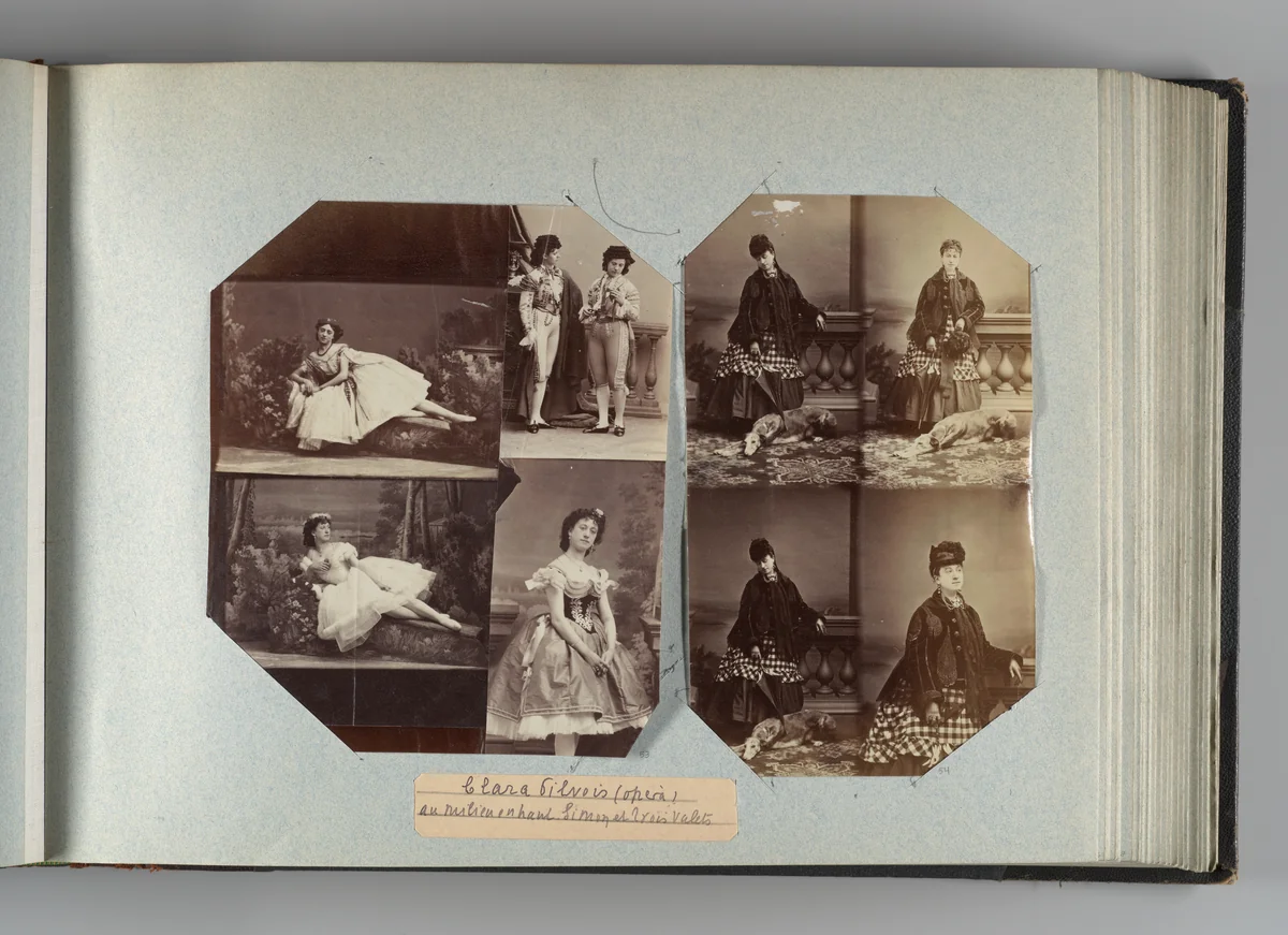 Clara Pilvois; Simon by André Adolphe-Eugène Disdéri, photograph, 1850-1869