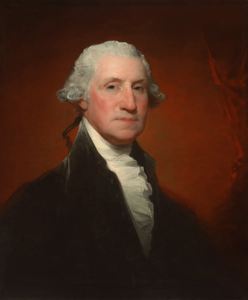 George Washington (Vaughan-Sinclair portrait) by Gilbert Stuart, painting, 1795