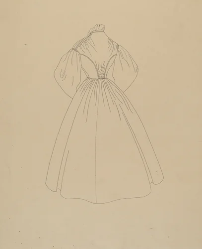 Dress by Mae A. Clarke, index of american design, 1937