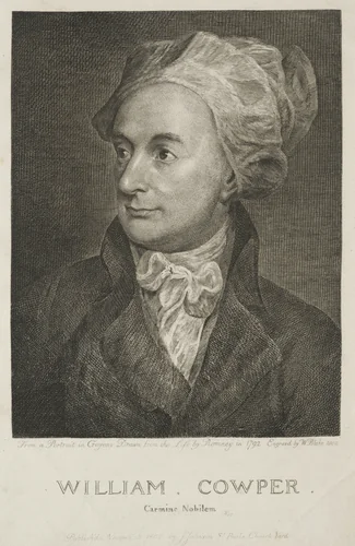 William Cowper by William Blake, print, 1802