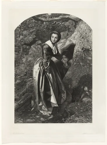 The Proscribed Royalist by William Henry Simmons, print, 1858