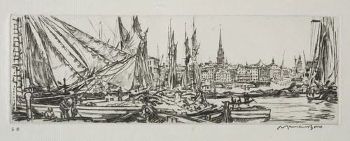Stockholm by Muirhead Bone, print