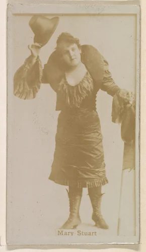 Mary Stuart, from the Actresses series (N245) issued by Kinney Brothers to promote Sweet Caporal Cigarettes by Kinney Brothers Tobacco Company, photograph, 1890