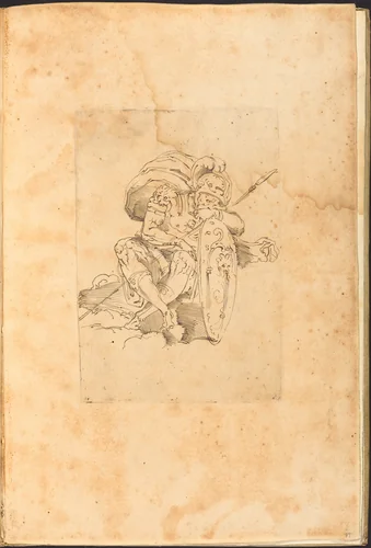 Print from Drawing Book by Luca Ciamberlano, print, 1610-1620
