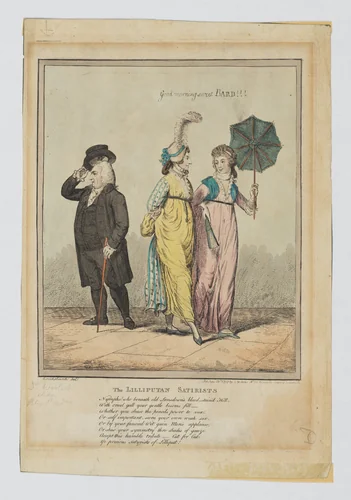 The Lilliputan Satirists by Isaac Cruikshank, print, 1797