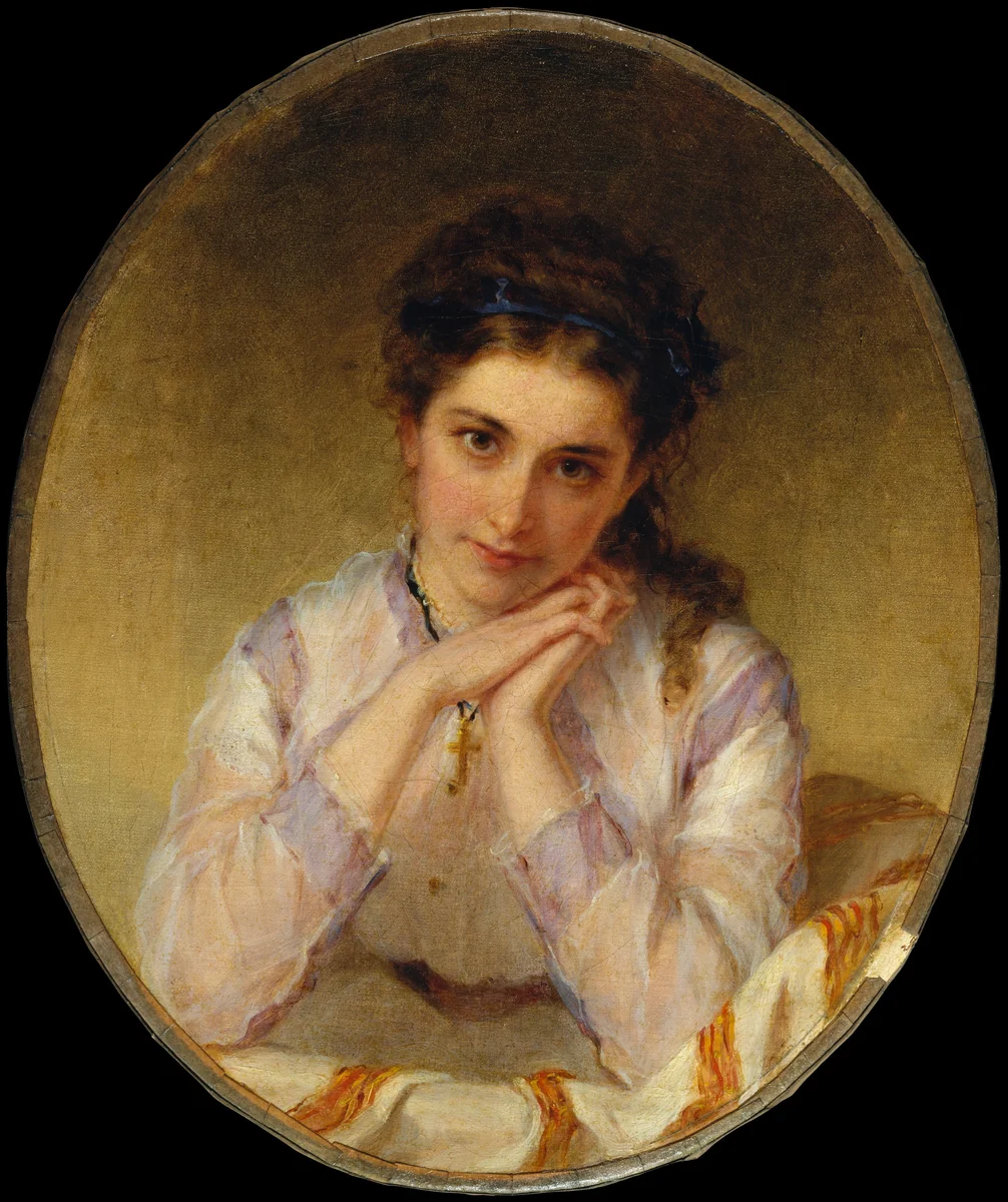 Mary Cadwalader Rawle by William Stone, artwork, 1868