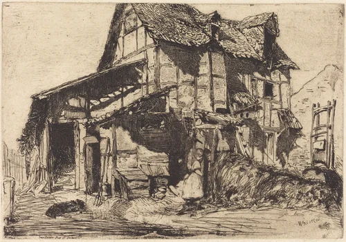 The Unsafe Tenement by James McNeill Whistler
Auguste Delâtre, print, 1858