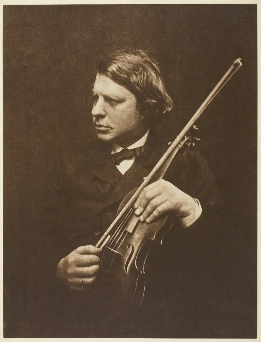 Herr Joseph Joachim by Julia Margaret Cameron, print, 1868