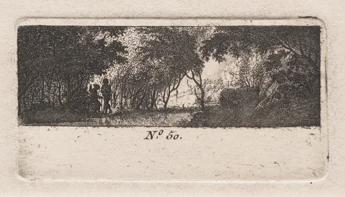 View of a Woods by Antoine de Marcenay de Ghuy, print, 1778