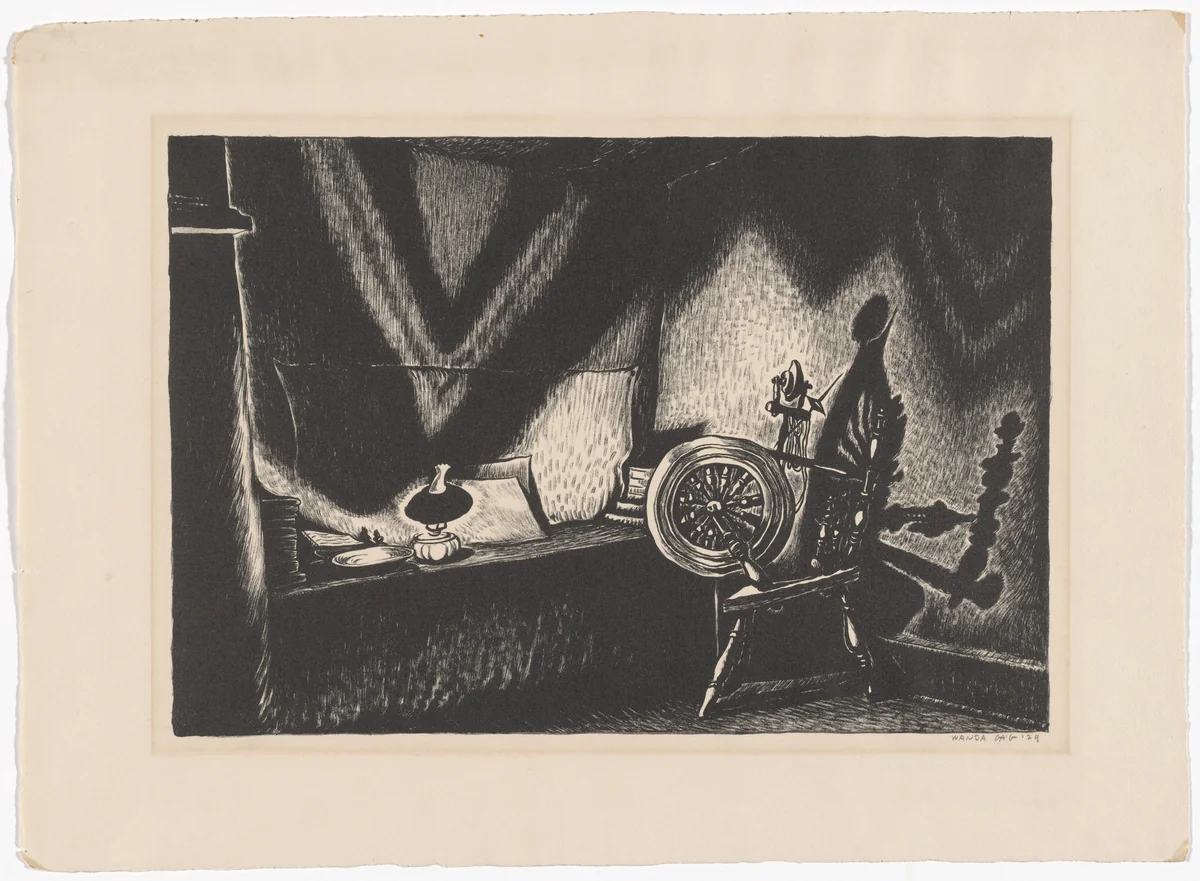 Evening by Wanda Gág, print, 1929