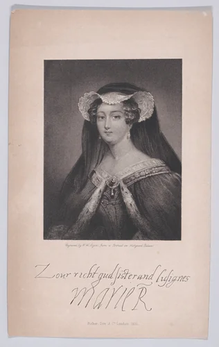 Mary, Queen of Scots by William Home Lizars, print, 1835