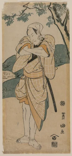 The Actor Ichikawa Danjuro as a Samurai by Utagawa Toyokuni, print, 1769-1825