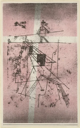 Tightrope Walker by Paul Klee, print, 1923