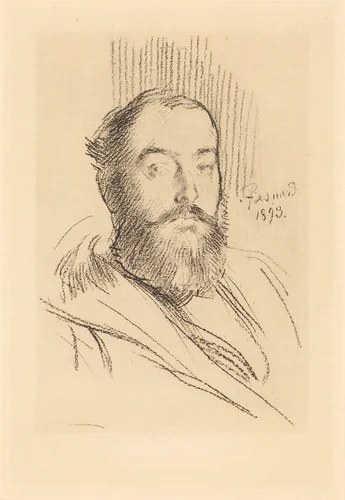 Self-Portrait by Albert Besnard, print, 1893
