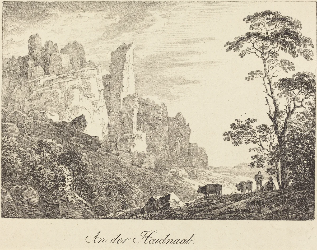 An der Haidnaab by Max Joseph Wagenbauer, print, 1806